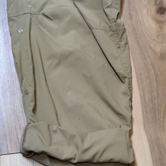 REI Co-op Cargo Pants Men 36x32* Tan Sahara Roll Up Relax Fit Belted Hike Khakis - Picture 14 of 14